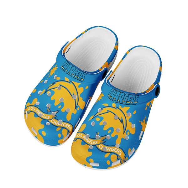 Women's Los Angeles Chargers Bayaband Clog Shoes 002
